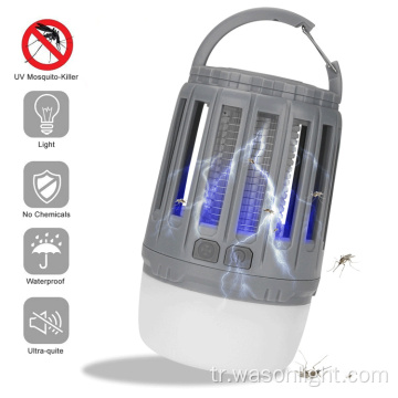 Taşınabilir IPX6 Su Geçirmez Sivrisinek Katili LED Fener